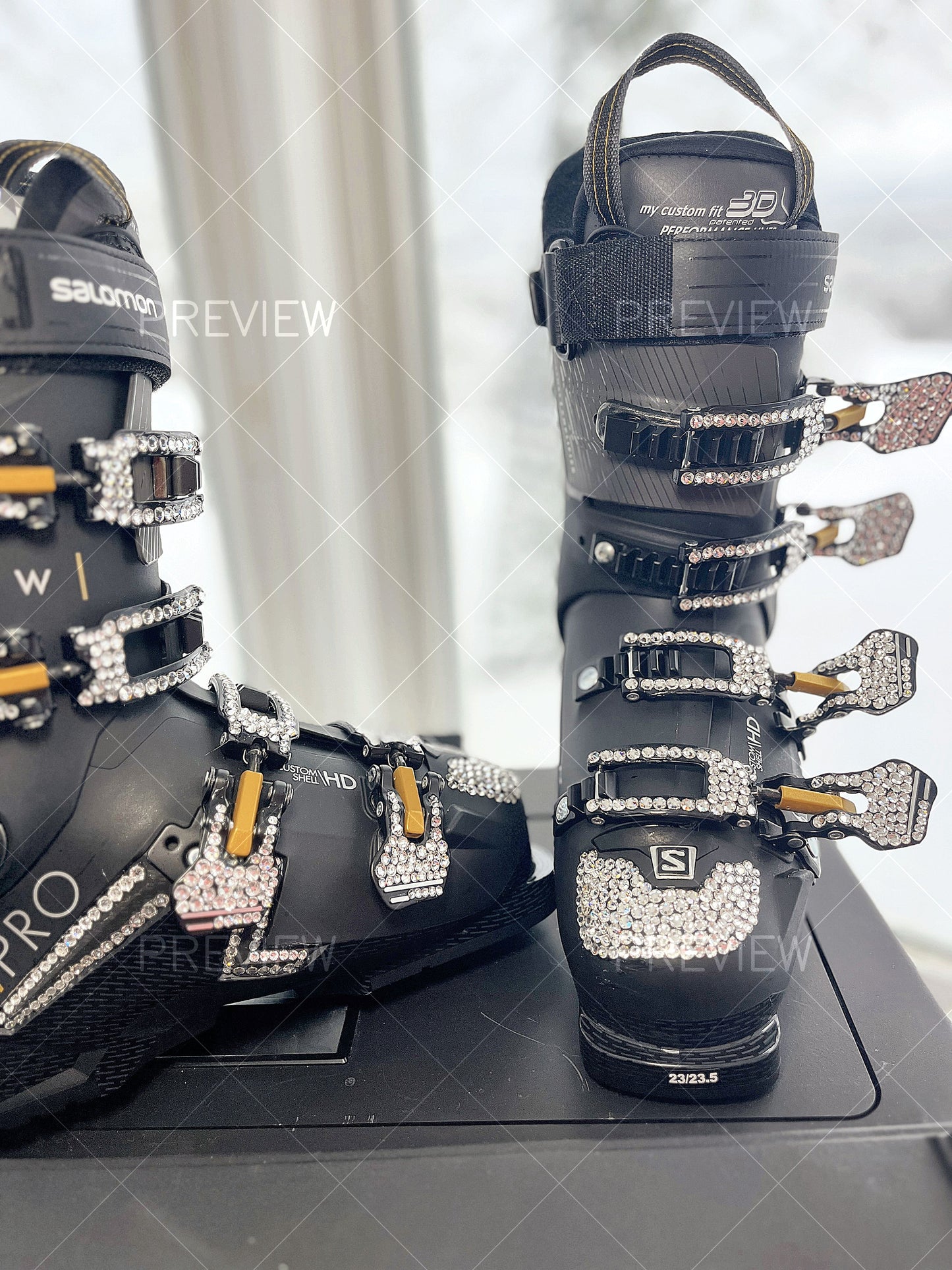 Custom Swarovski Ski Boots