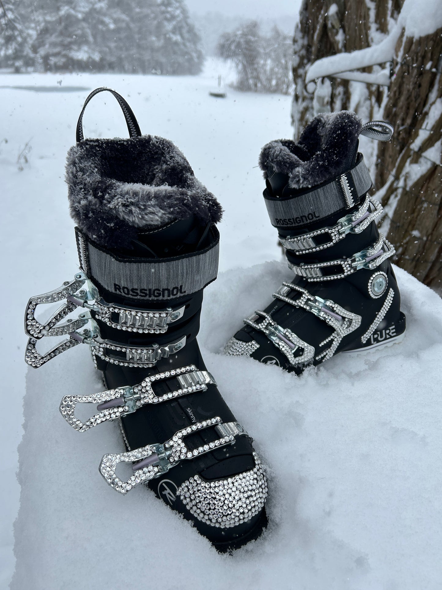 Custom Swarovski Ski Boots