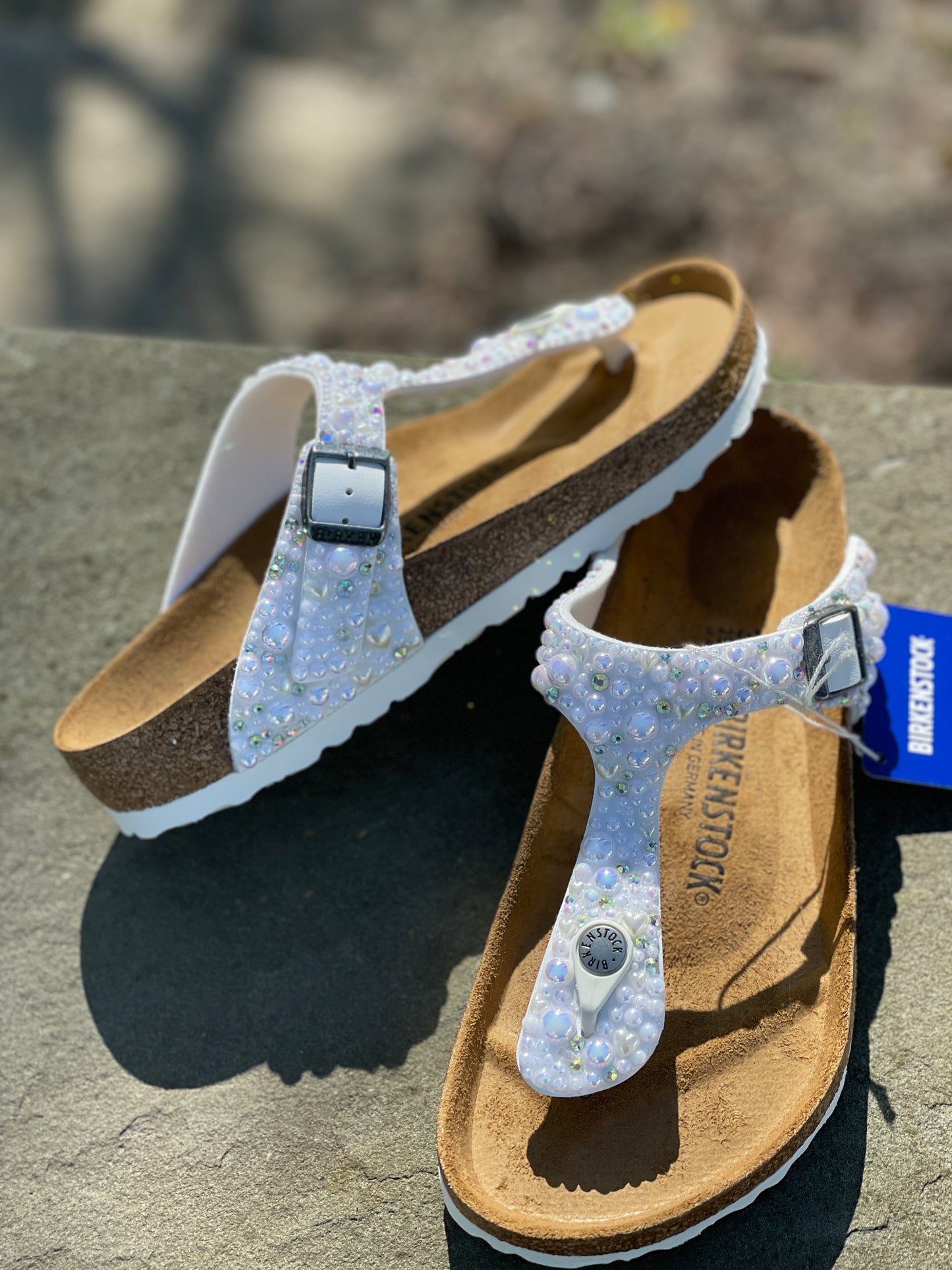Bridal Bedazzled Birkenstock Gizeh