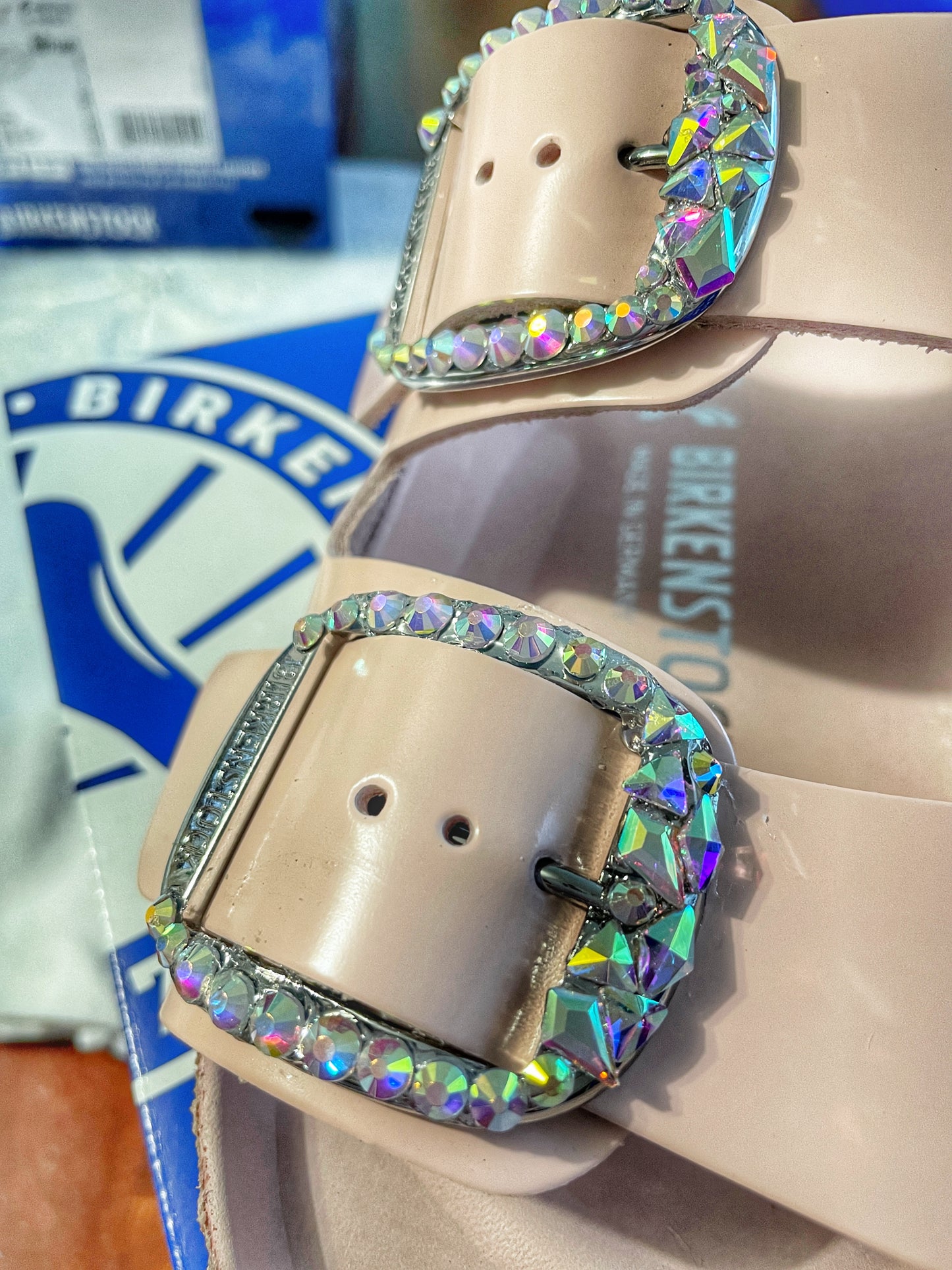 Big Buckle Bedazzled Birkenstock Multicolor