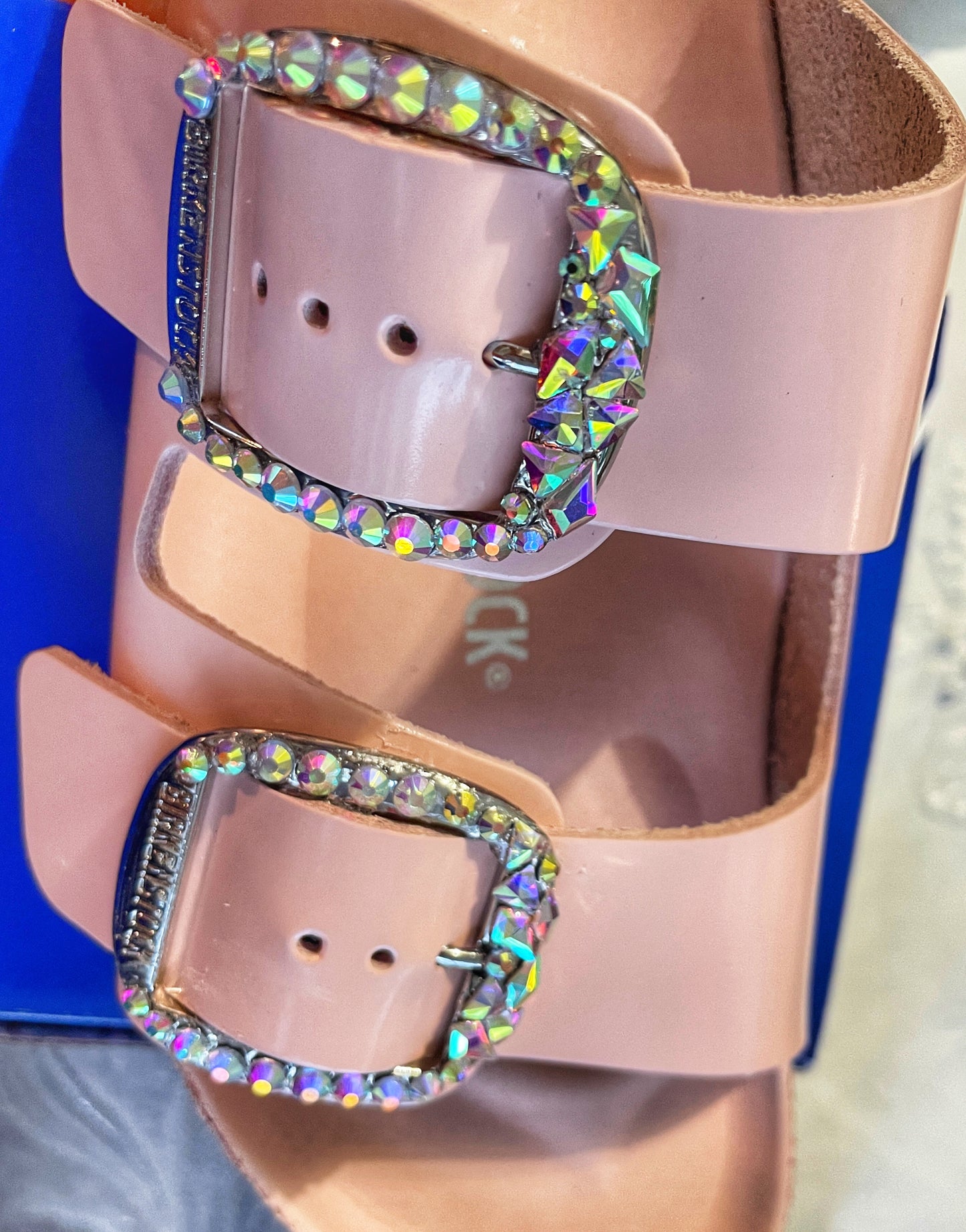 Big Buckle Bedazzled Birkenstock Multicolor