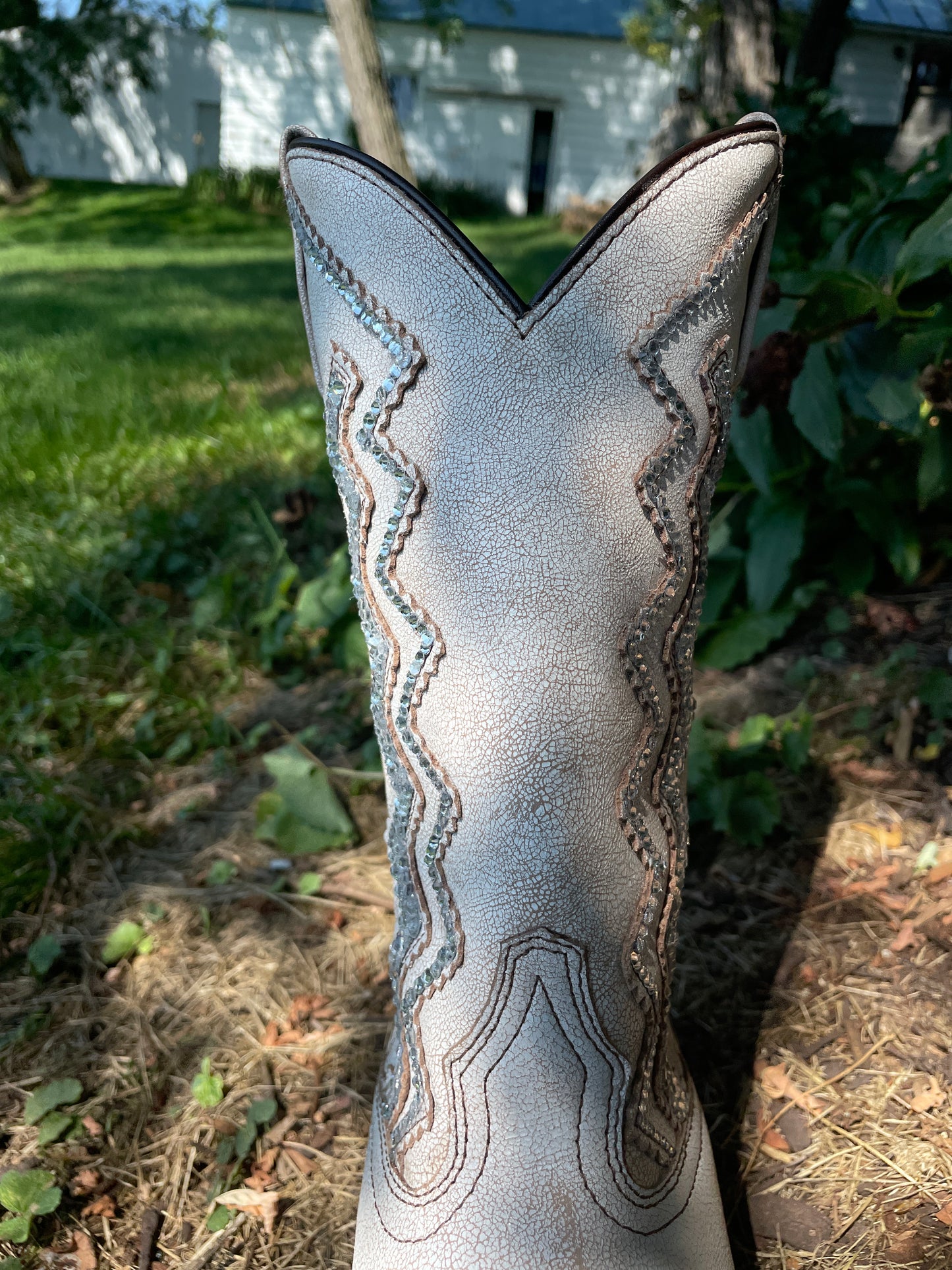 Laredo Wedding Cowboy Boots, Western Boots for Women, Sparkle Cowboy Boots