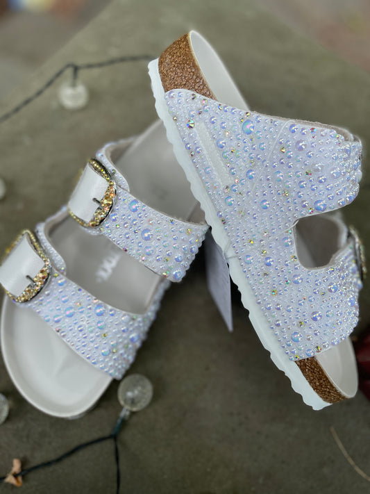 Big Buckle Bedazzled Birkenstock Multicolor