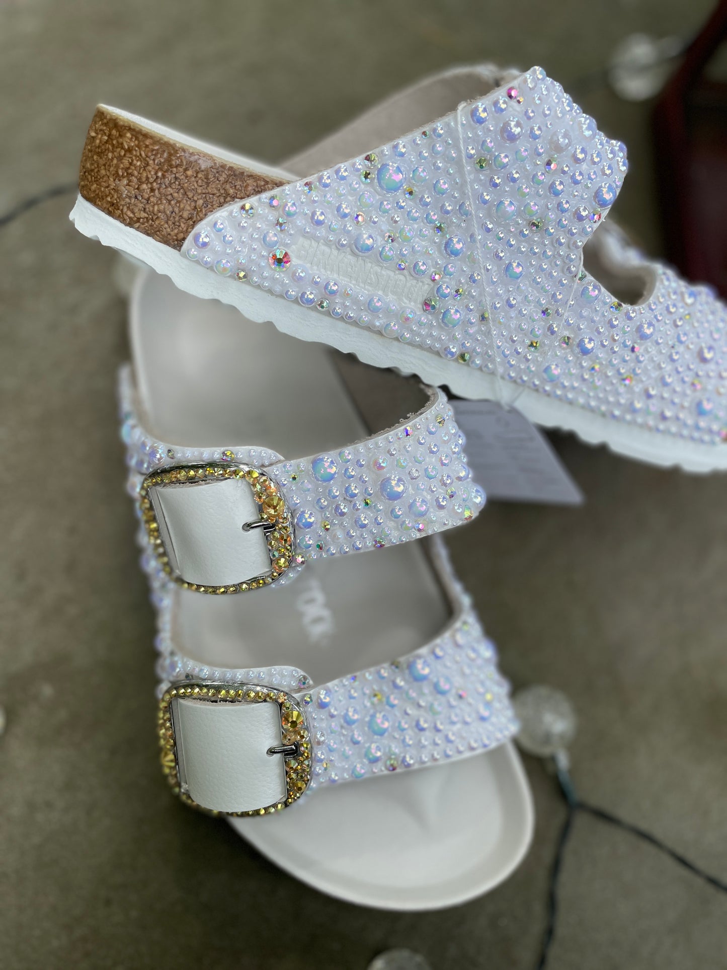 Big Buckle Bedazzled Birkenstock Multicolor