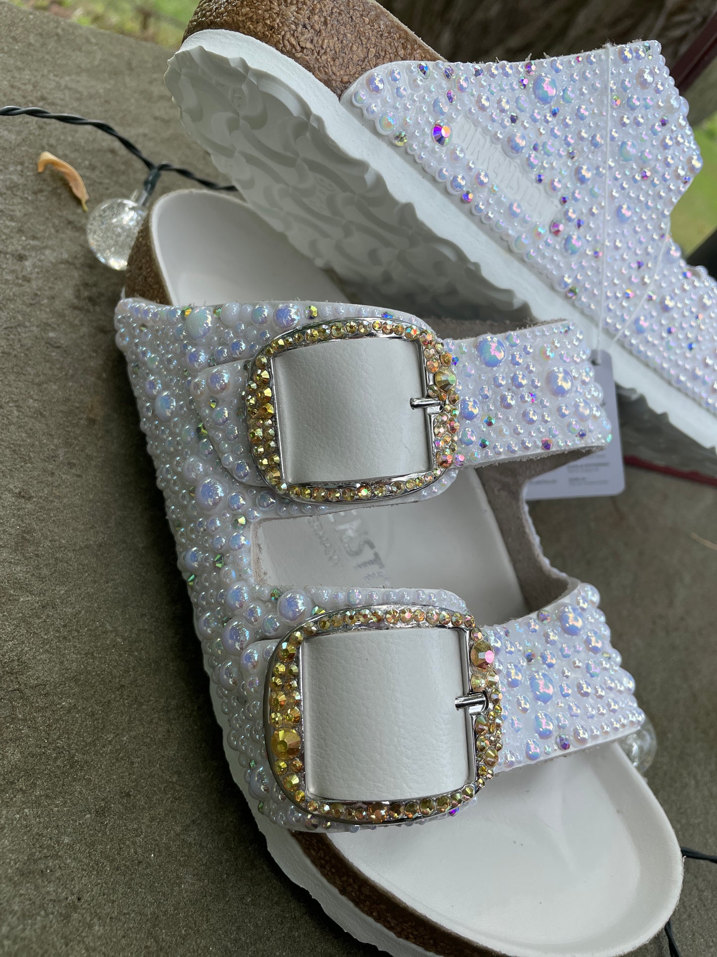 Big Buckle Bedazzled Birkenstock Multicolor