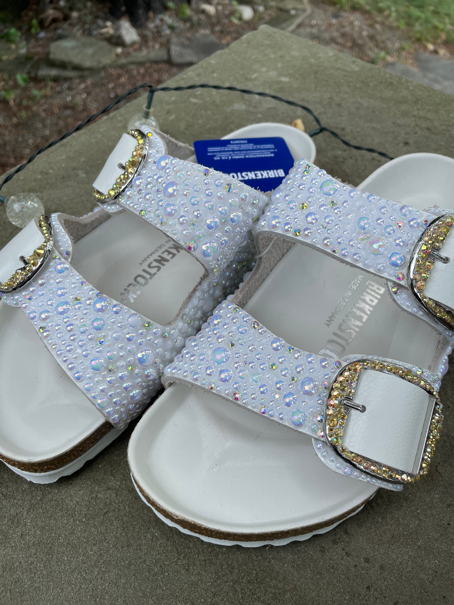 Big Buckle Bedazzled Birkenstock Multicolor
