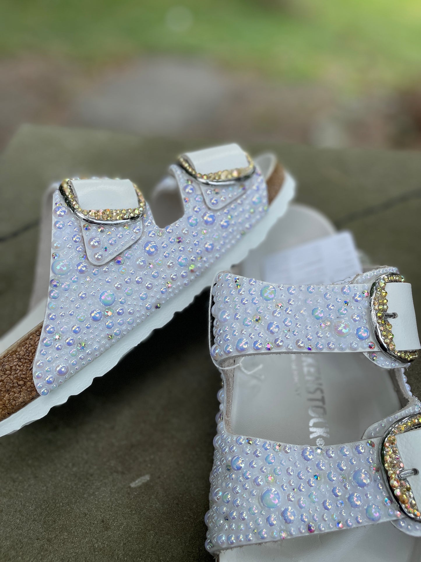 Big Buckle Bedazzled Birkenstock Multicolor