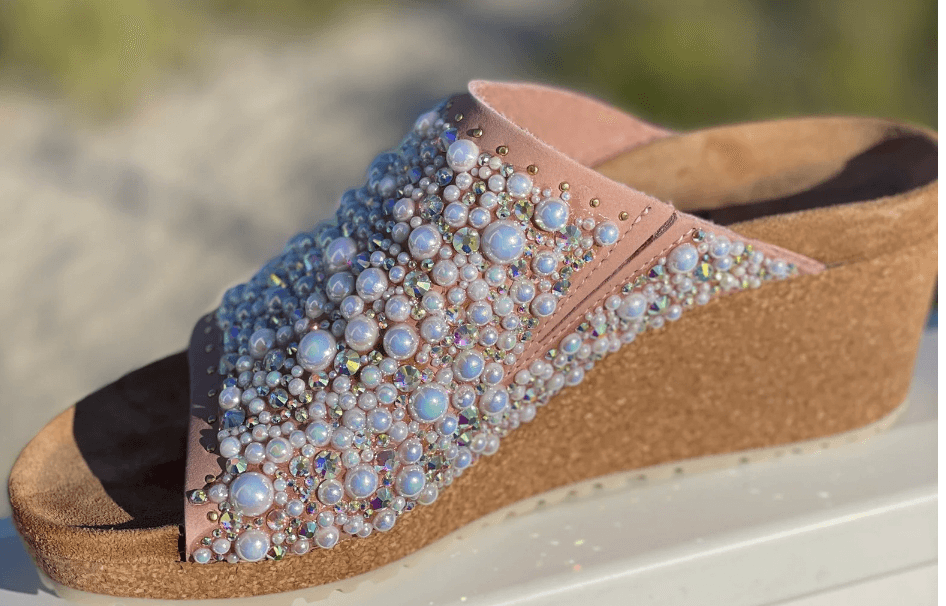 Bedazzled Birkenstock Wedge Namica Sandal