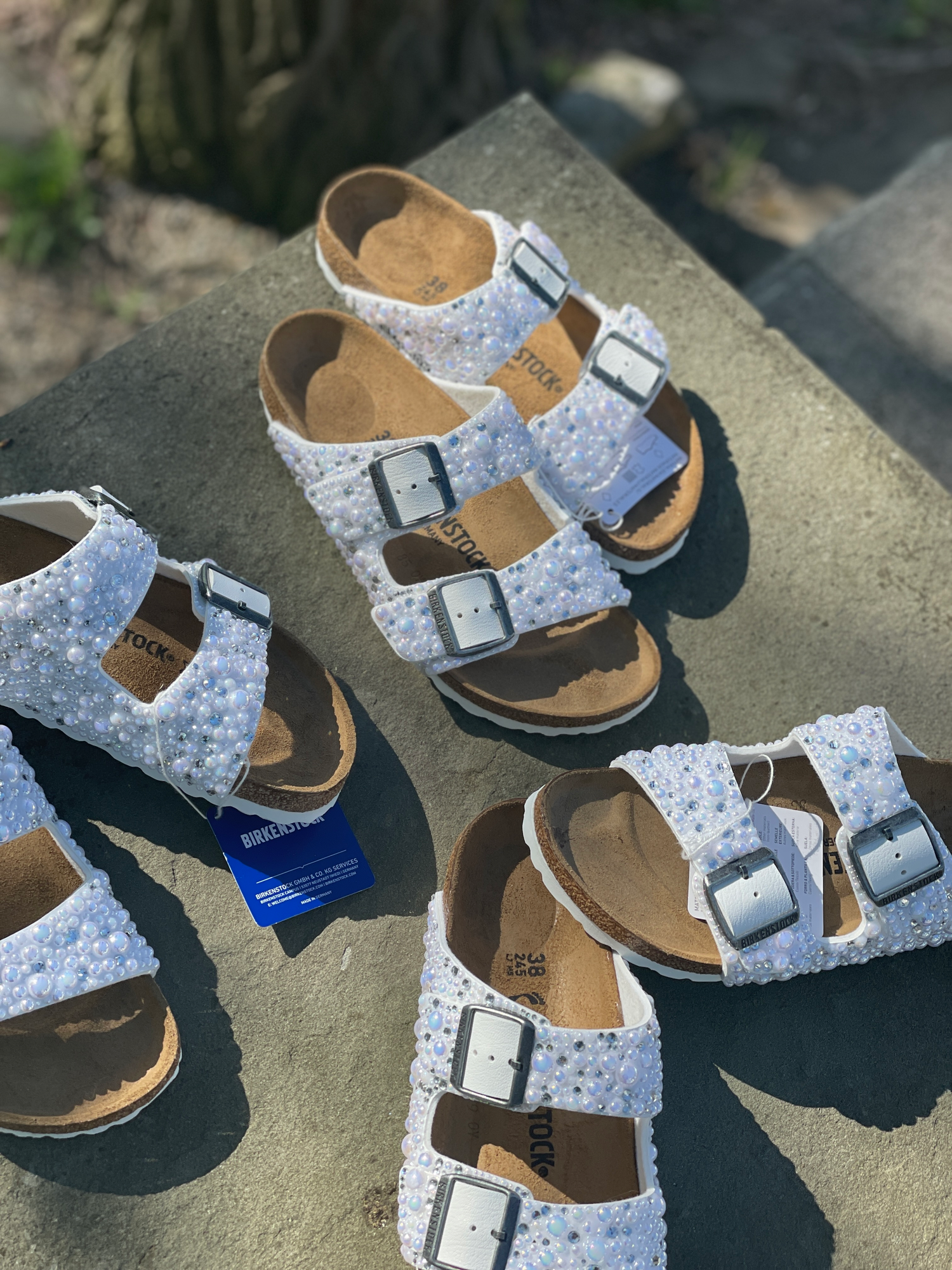 Swarovski Crystal Ski Boots Bridal Birkenstocks and more