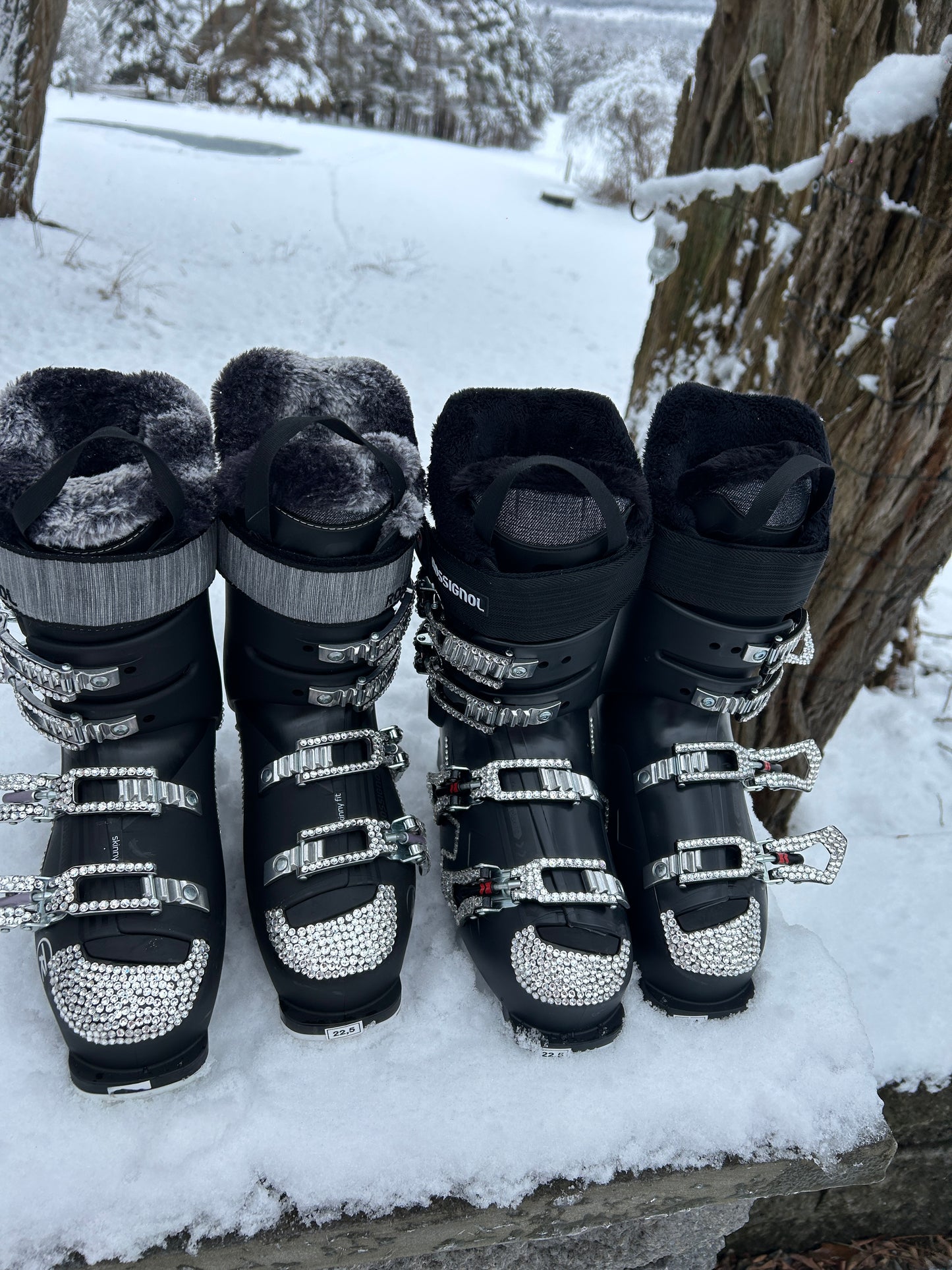 Custom Swarovski Ski Boots