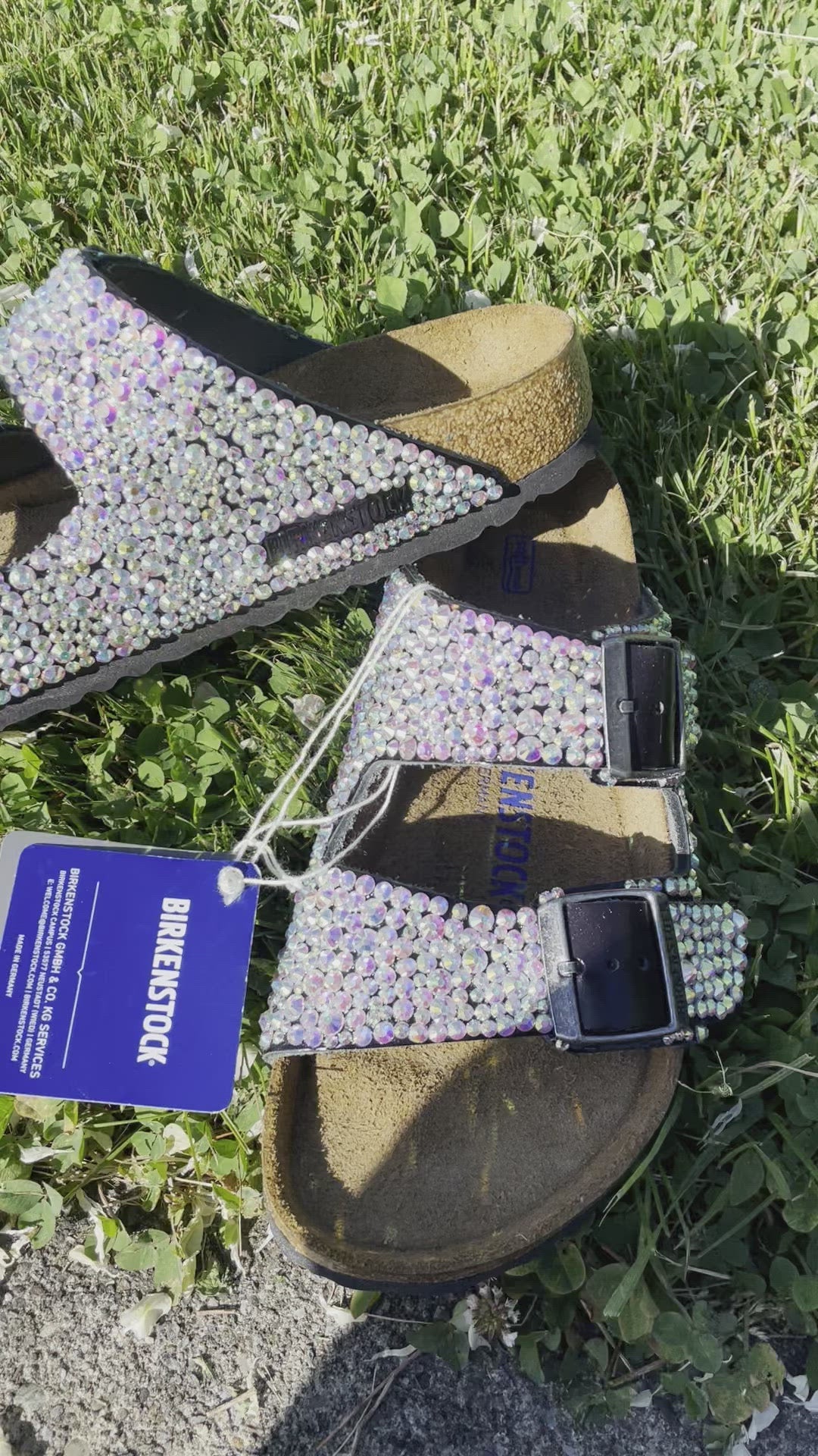 Birkenstock discount swarovski crystal