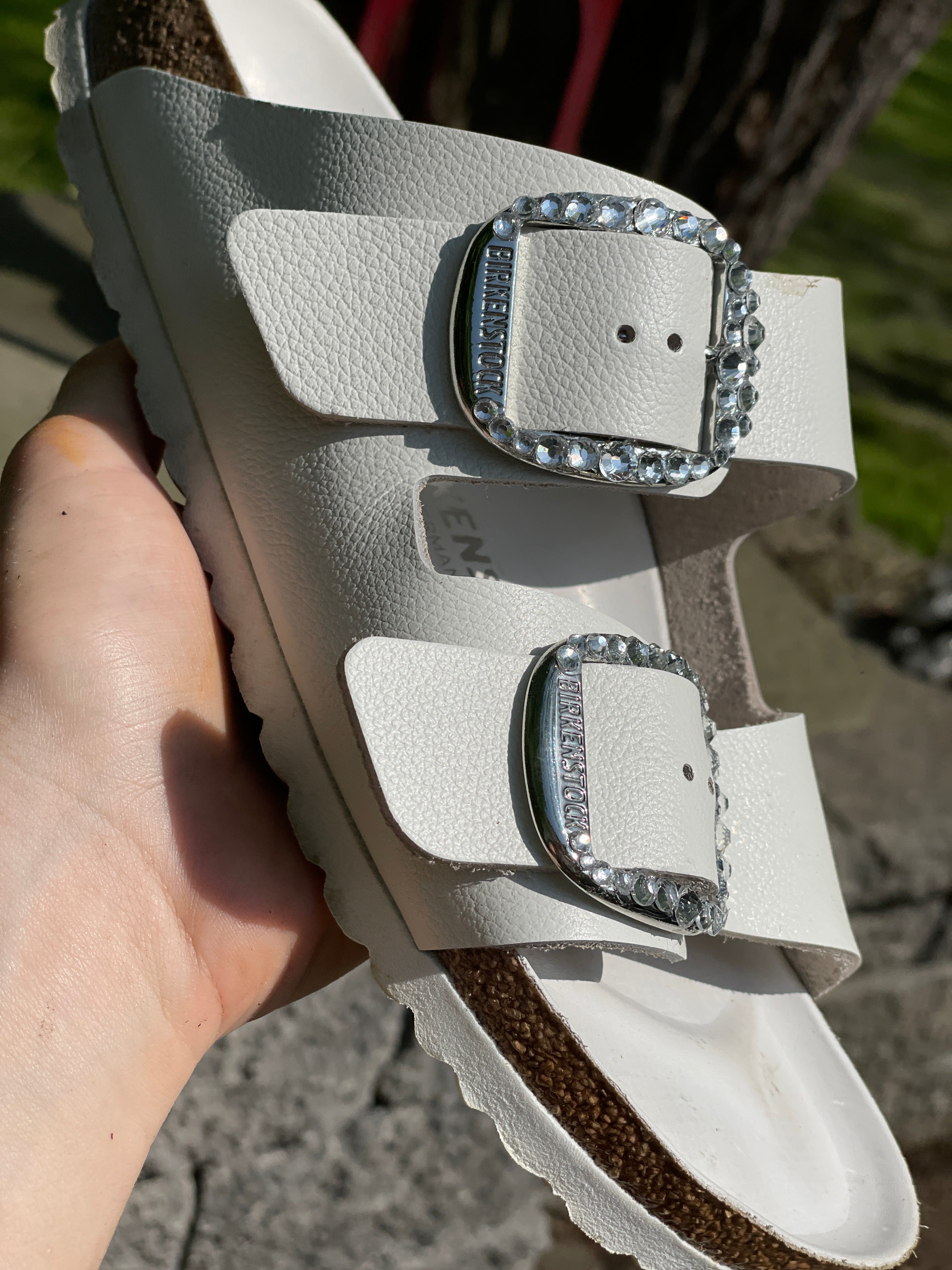 Big cheap buckle shoes