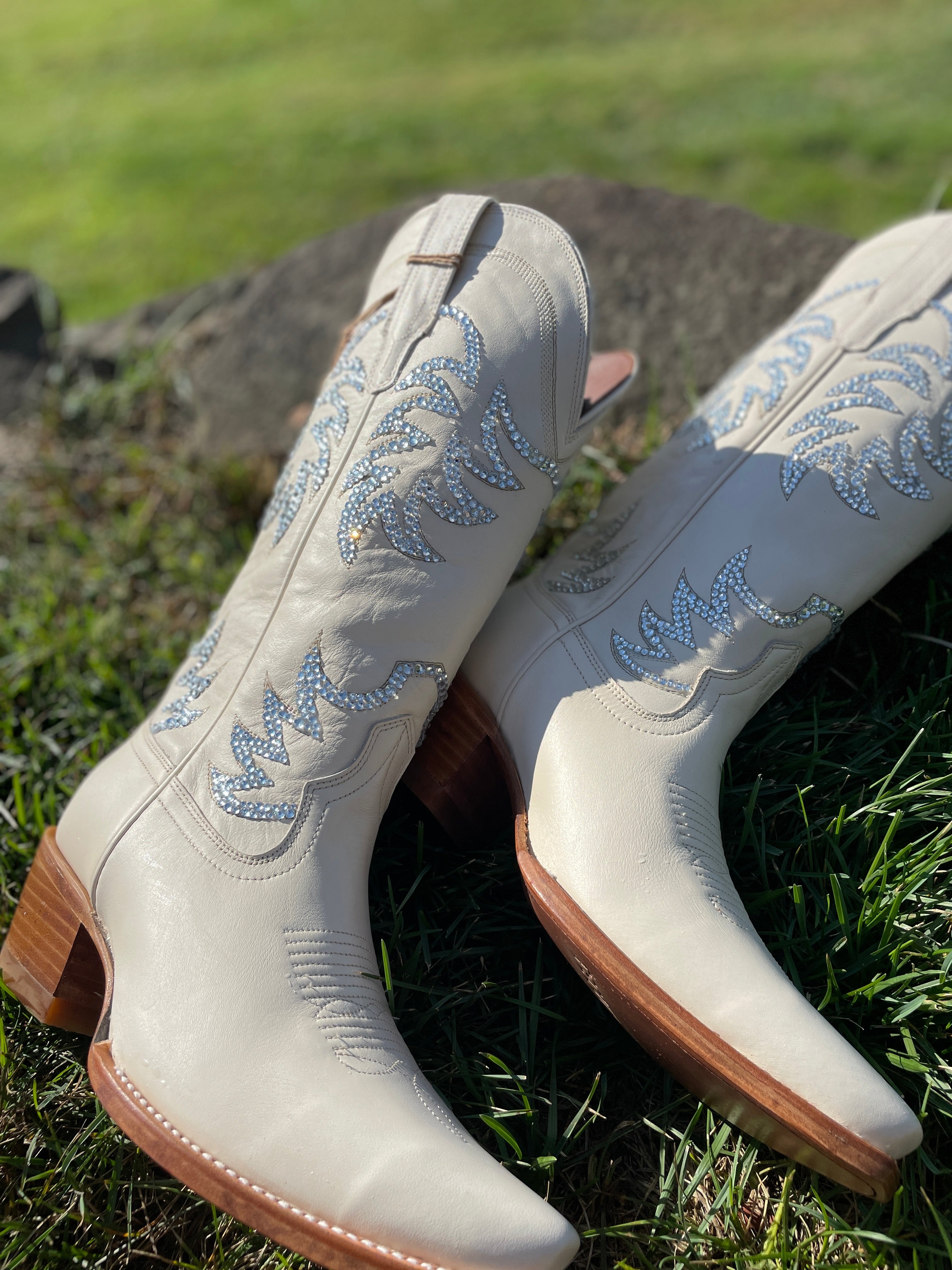 Wedding boots for store bride