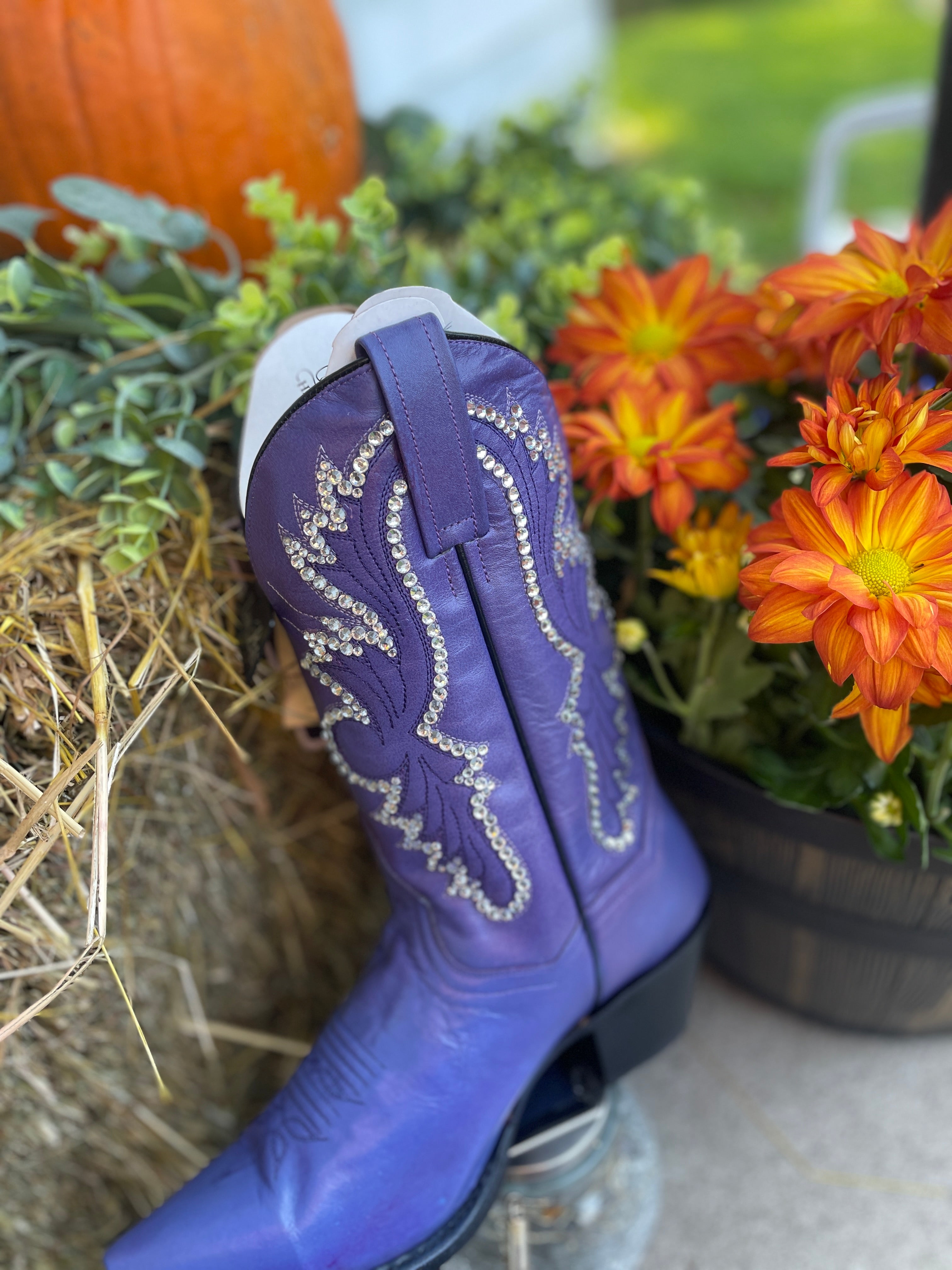 Womens navy clearance cowboy boots