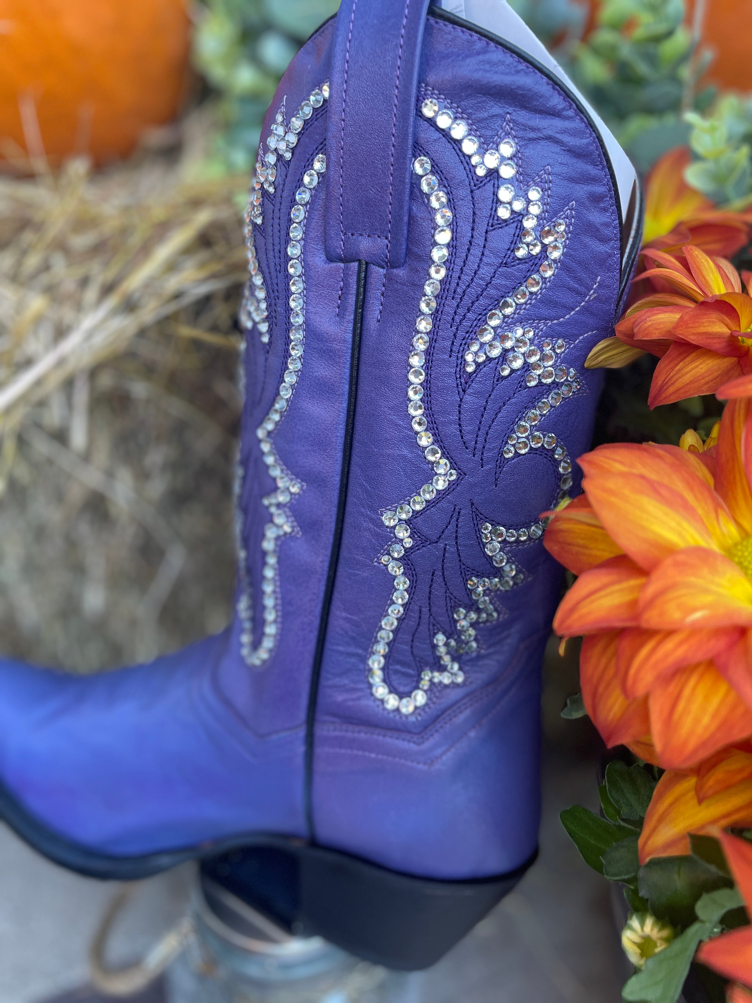 AODONG Boots for Women Sunflowers Embroidery Cowboy India | Ubuy