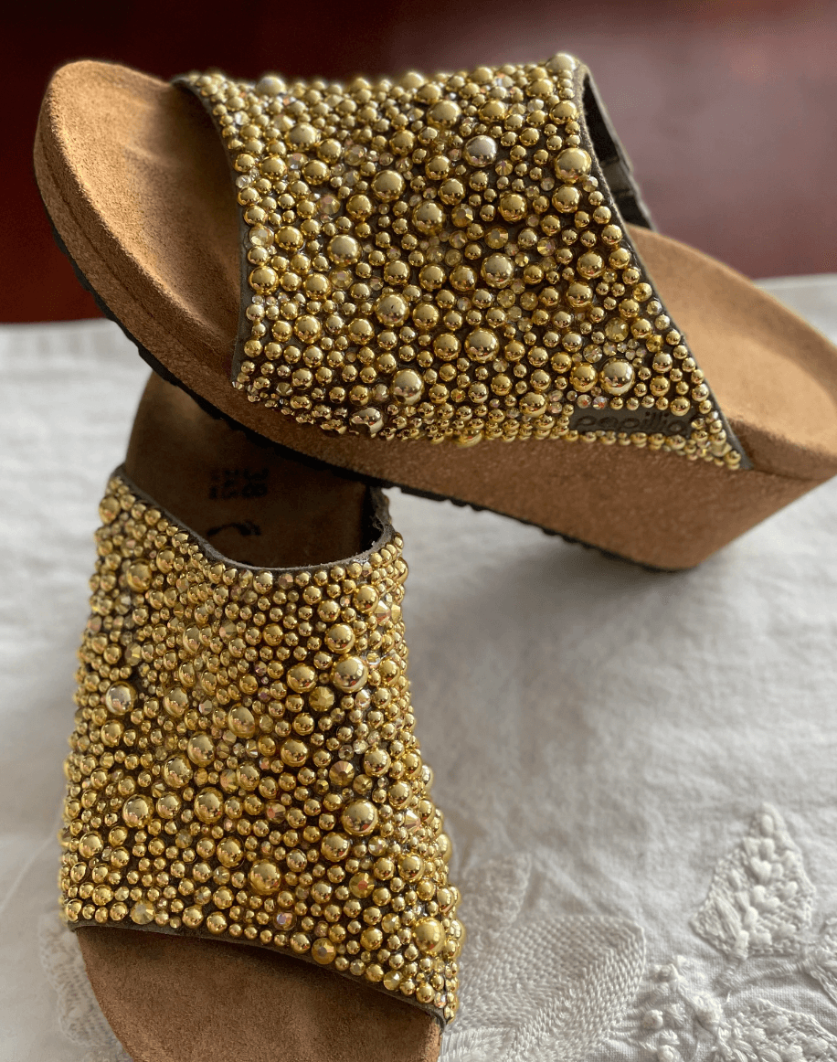 Buy Gold-Toned Flat Sandals for Women by ROCIA Online | Ajio.com